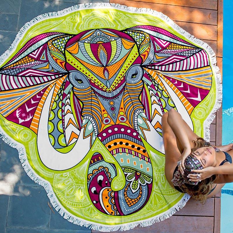 SUMMER ELEPHANT TAPESTRY Tapestry TINYPRICE Store
