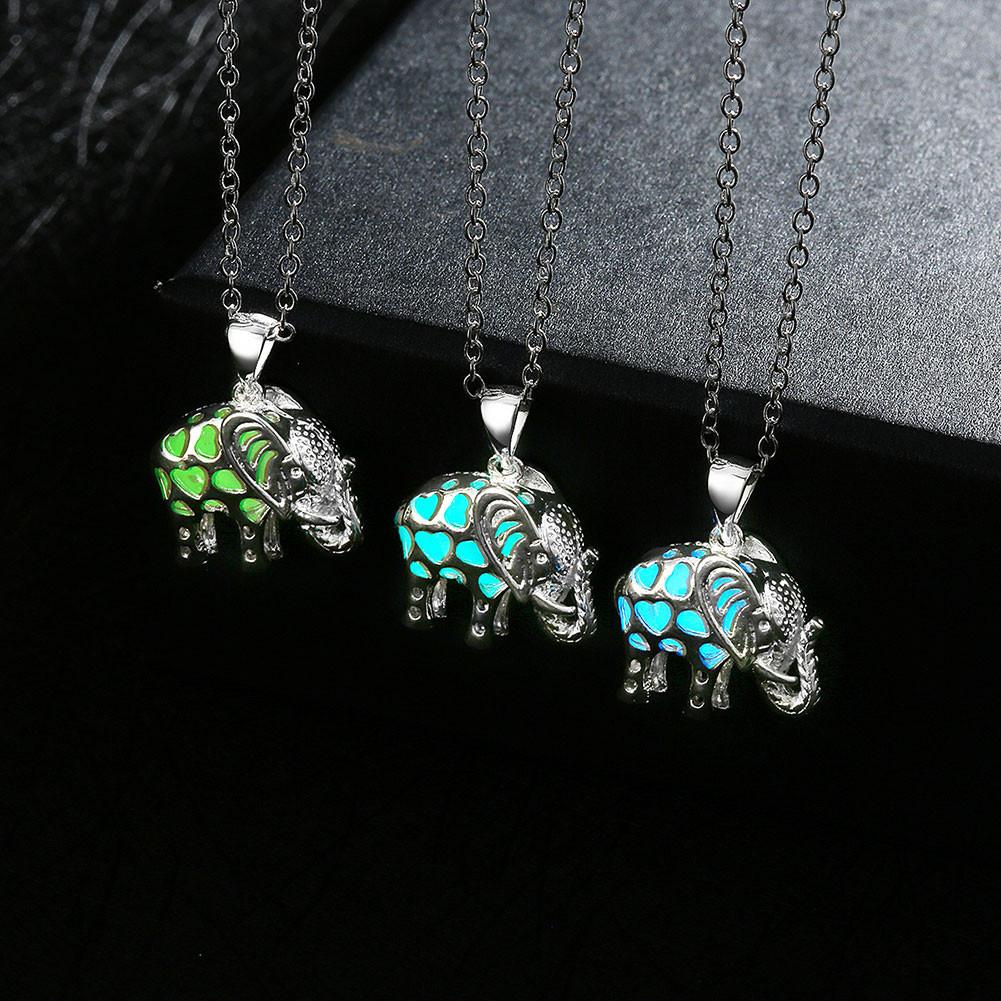 Glow Elephant Necklace Necklace New Seasons Milky Way Jewelry