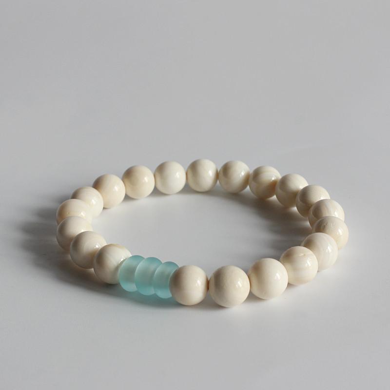 Mother of pearl Beads Calming Bracelet Strand Bracelets Eastisan Store 15-16cm