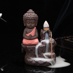 Little Buddha Incense Burner (20 FREE Cones) Incense & Incense Burners Alivipseller 