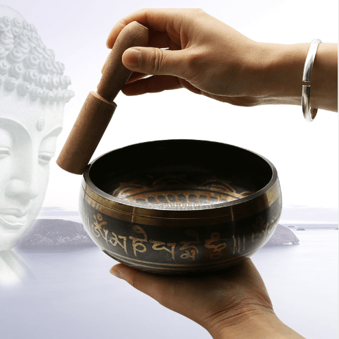 Tibetan Singing Bowl Bowls & Plates becky zhang's store