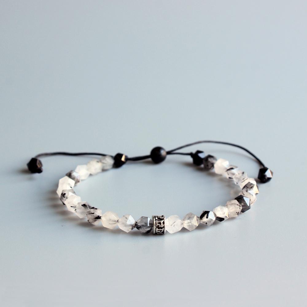 Tibetan Buddhist Six True Word Mantra Quartz Bracelet Eastisan Store