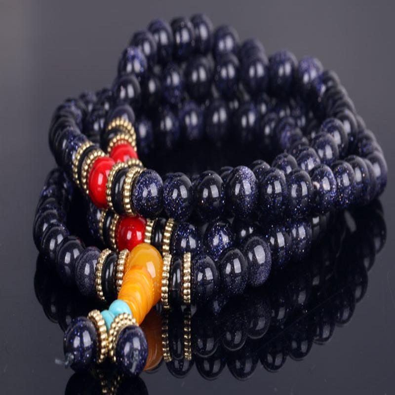 108 Blue Gravel Mala UBEAUTY Trendy Store