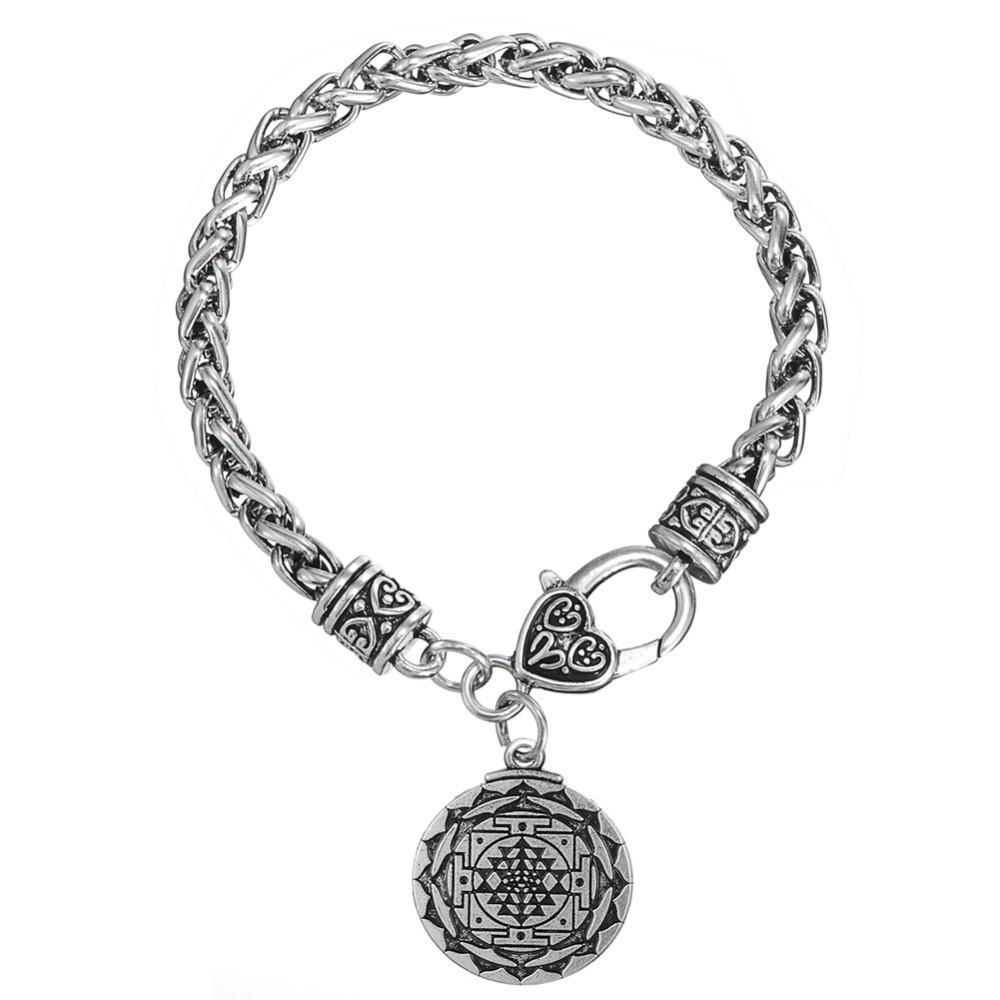 Sri Yantra Pendant Bracelet Chain & Link Bracelets Talisman Jewelry Factory