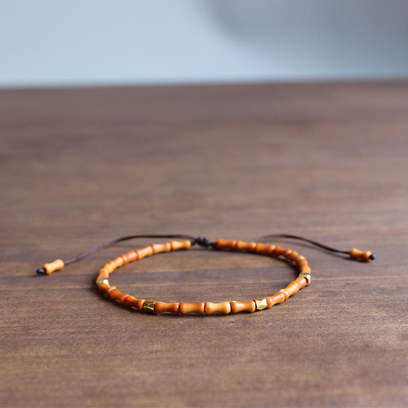 Slim Hand-carved Natural Olive Nut Bracelet Eastisan Store