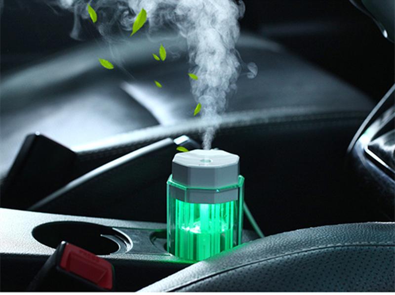 LED Essential Oil Car Diffuser Humidifiers Rainbow Electronics Technology Co.,Ltd