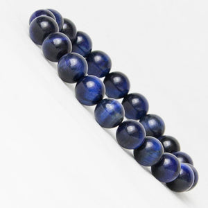 Blue Tiger Eye Bracelet Strand Bracelets Ailsa Jewelry Beads 8mm 