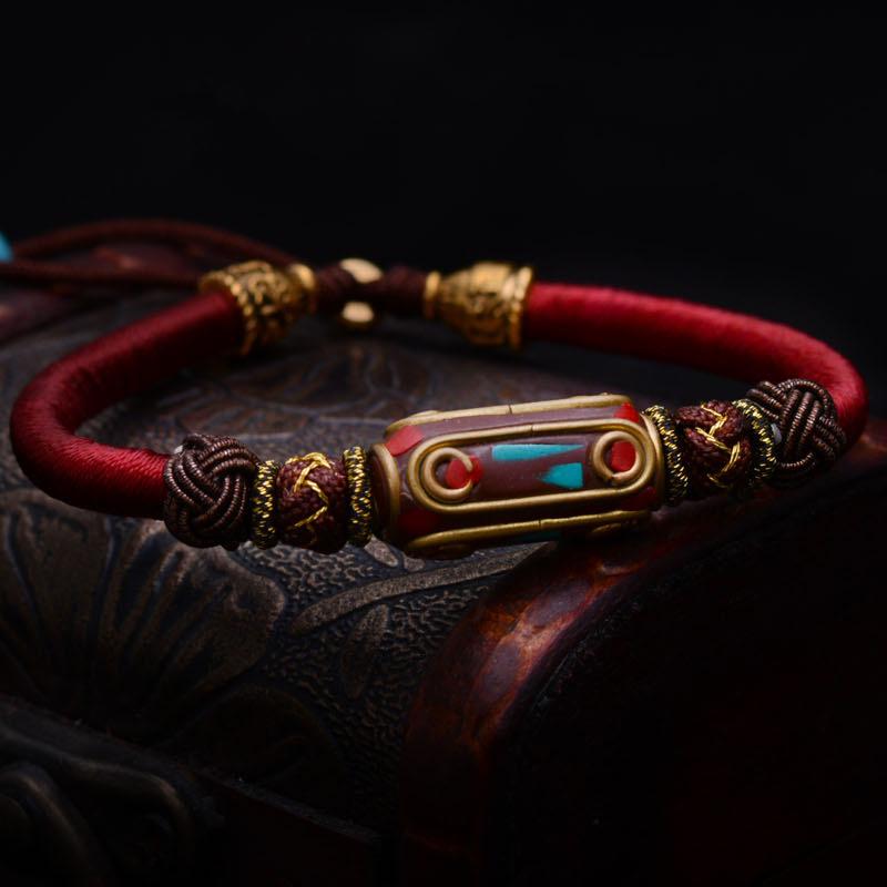 Handmade Tibetan Braided Totem Bracelet Strand Bracelets LKO Official Store