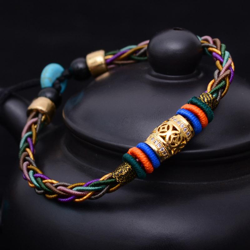 Good Luck Eight strand Retro Sai Sin Totem Bracelet Strand Bracelets LKO Official Store