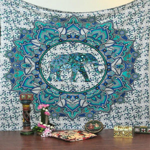 ELEPHANT MANDALA TAPESTRY Tapestry TINYPRICE Store 