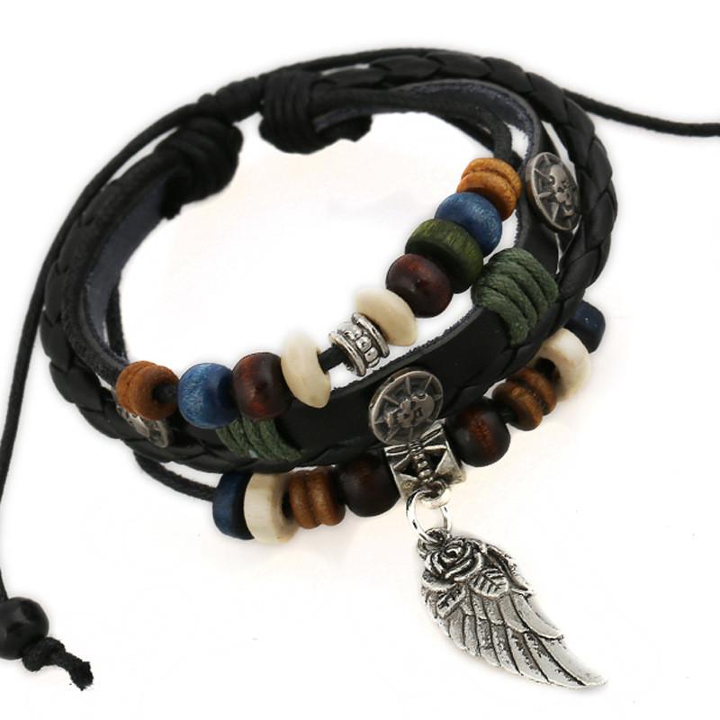 Multi Layer Wing of Protection Bracelet O&C Fashion Shop