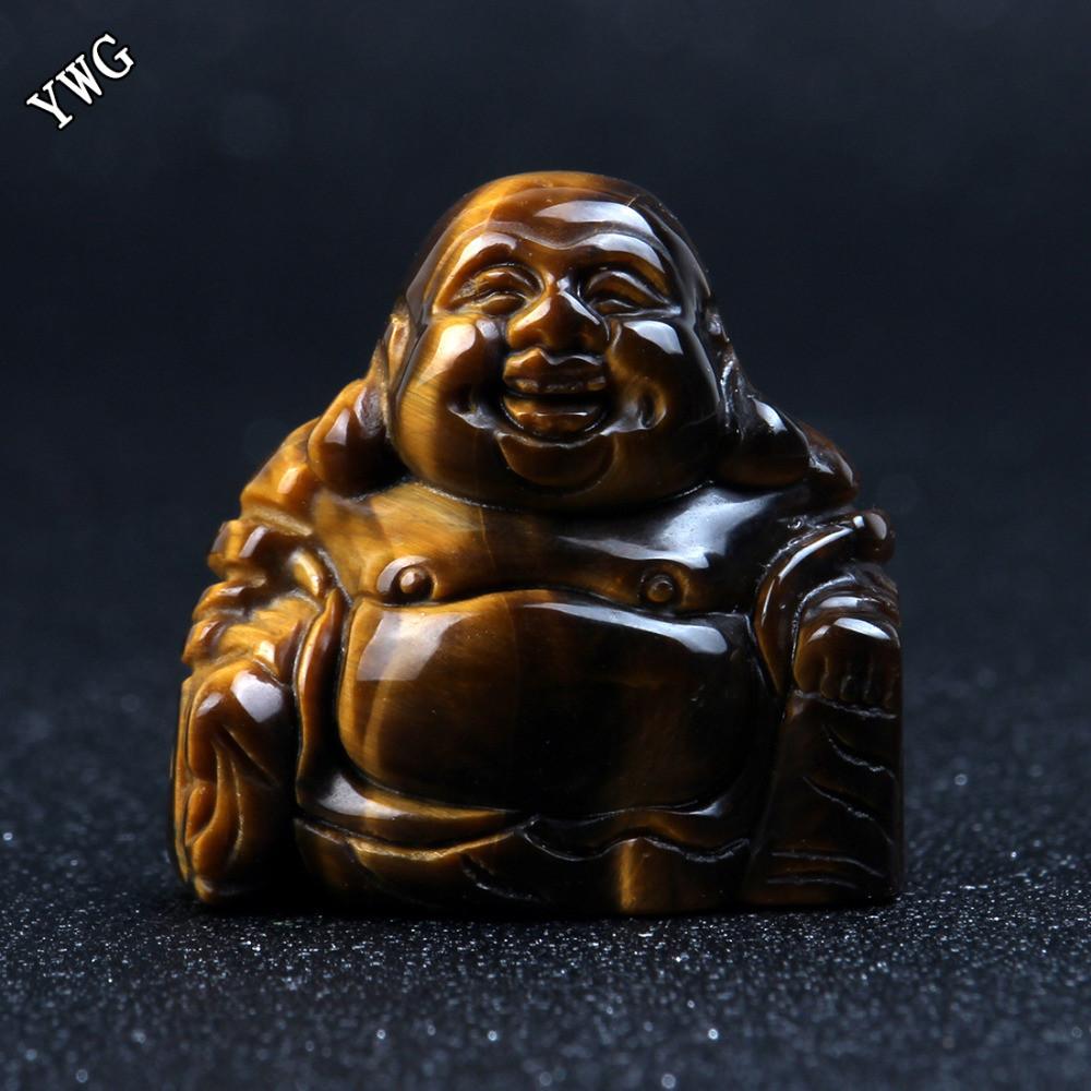 Natural Stone Carved Buddha Reiki Crystal Beads YWG Stone YWG Stone Store 