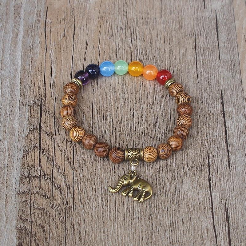 Handmade 7 Chakra Balancing and Luck Bracelet Amader Amader Store