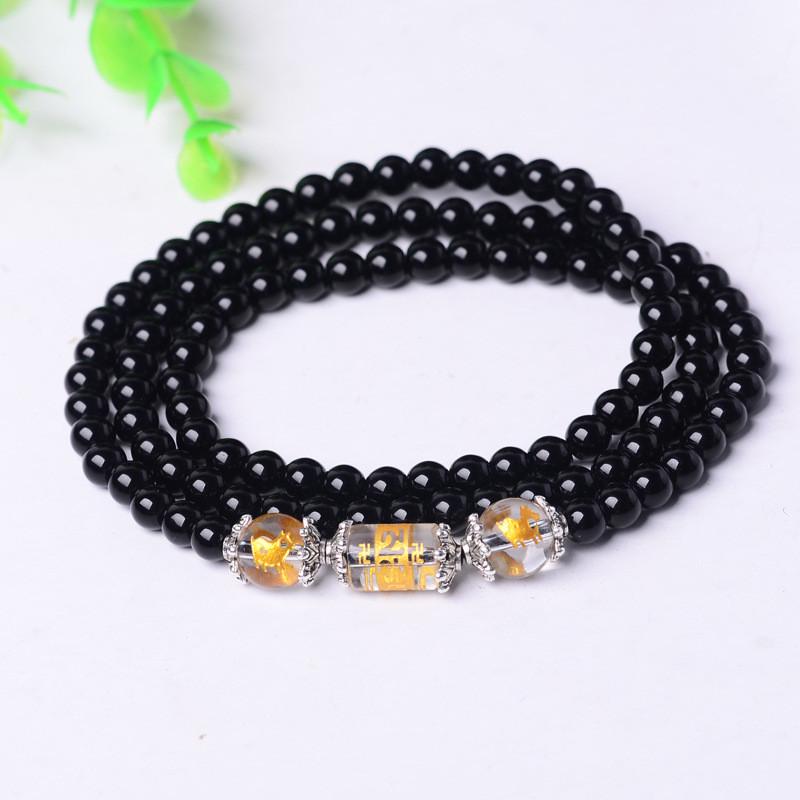Authentic Obsidian Zodiac Mala UBEAUTY Trendy Store Tiger
