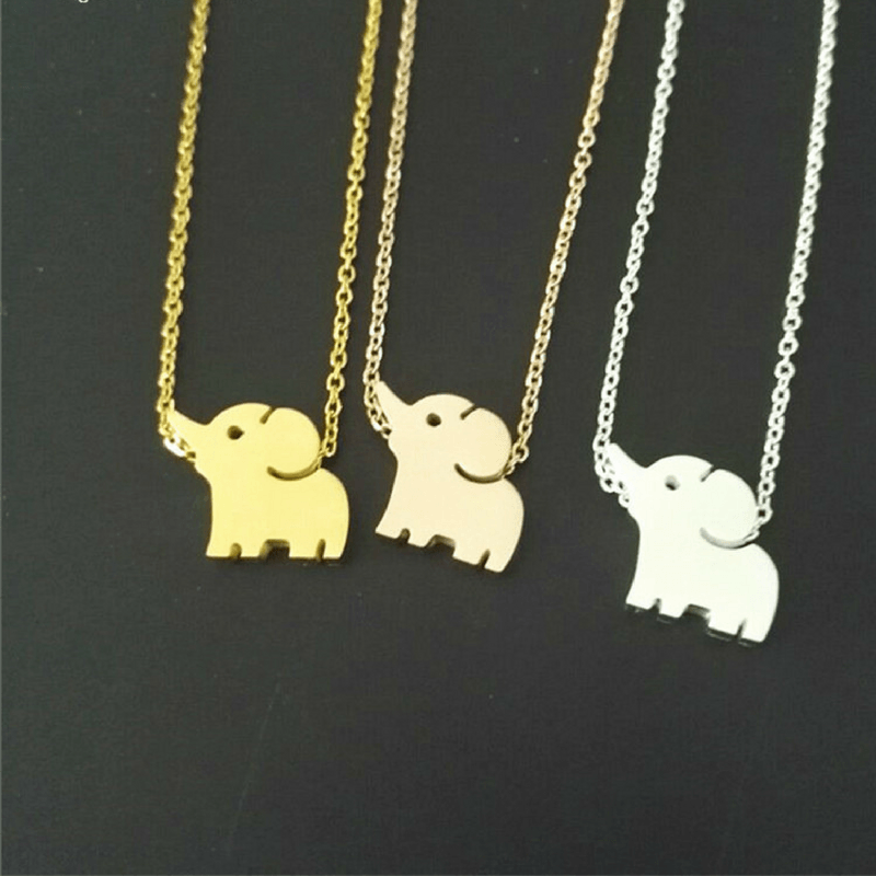Baby Elephant Necklace Necklaces Show Jewelry