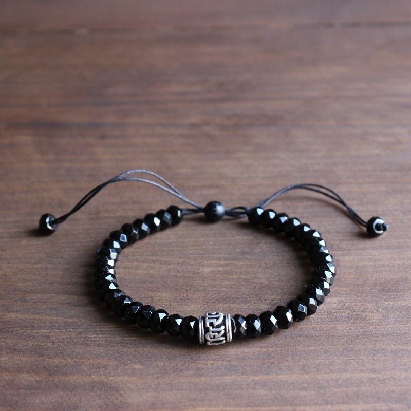 Tibetan Buddhist True Six Word Mantra Agate Bracelet Eastisan Store