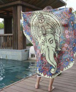 Antique Elephant Indian Bohemian Mandala Blanket Mat Climax Technology Co., Ltd. 