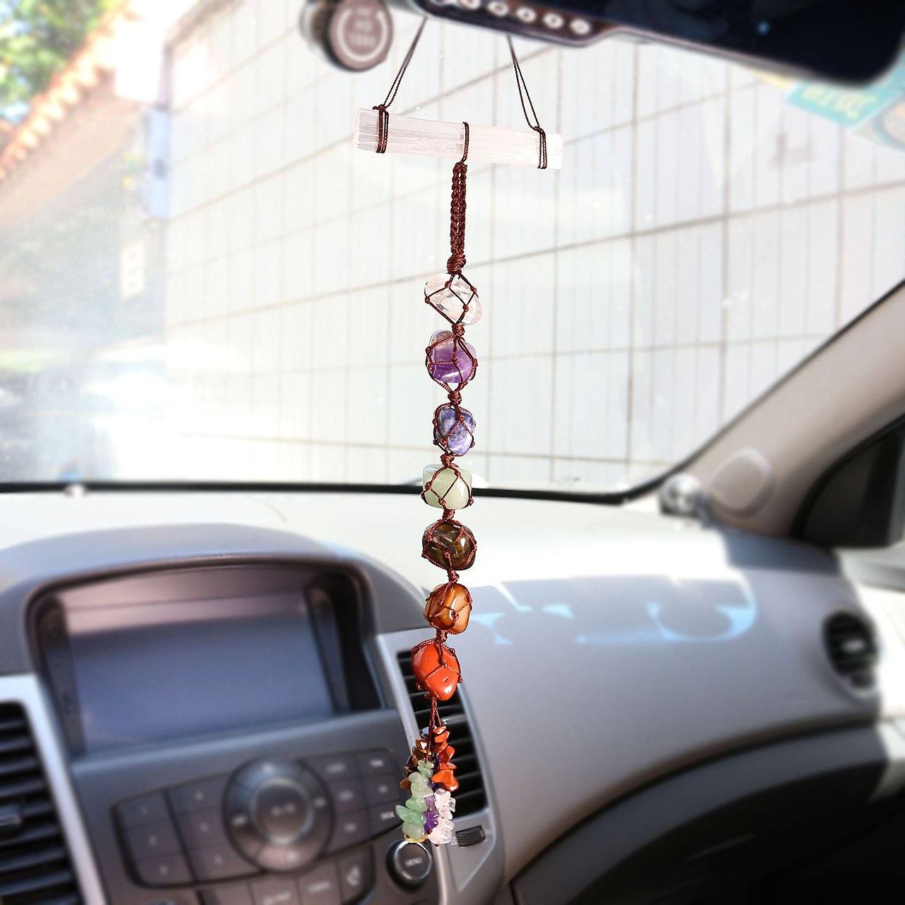 7 Chakra Tumbled Gemstone Car Decor Stones Mogoko Store