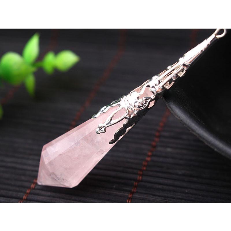 Natural Rose Quartz Orgone Pendant Pendants Shop1923435 Store