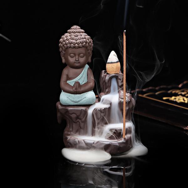 Little Buddha Incense Burner (20 FREE Cones) Incense & Incense Burners Alivipseller
