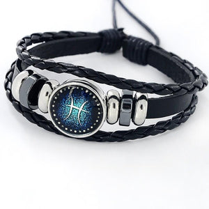 Multi-Layer Zodiac Constellation Bracelet Charm Bracelets zenshopworld Pisces 