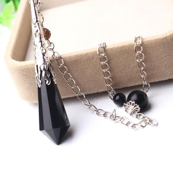 Natural black Obsidian Orgone Pendant Pendants Shop1923435 Store