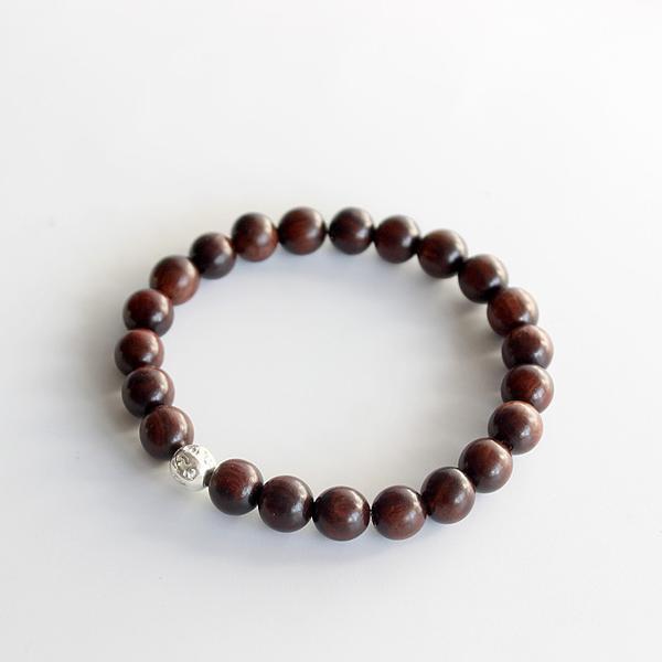 Tibetan All Natural Sandalwood Six True word Mantra Charm Charm Bracelets Eastisan Store