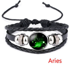 12 Constellation Handmade Bracelet Charm Bracelets LKO Official Store Aries 