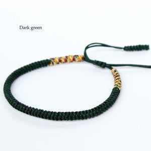 Lucky Knots Bracelet Handmade Health Set Eastisan Store Dark green 