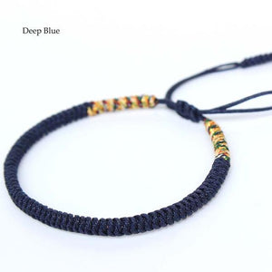 Lucky Knots Bracelet Handmade Health Set Eastisan Store Deep blue 