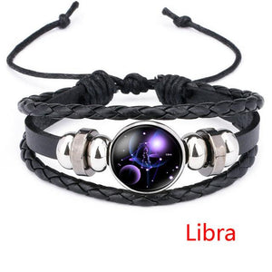 12 Constellation Handmade Bracelet Charm Bracelets LKO Official Store Libra 