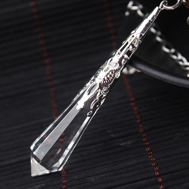 Natural Clear Quartz Orgone Pendant Pendants Shop1923435 Store Silver Plated