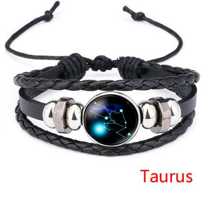 12 Constellation Handmade Bracelet Charm Bracelets LKO Official Store Taurus 
