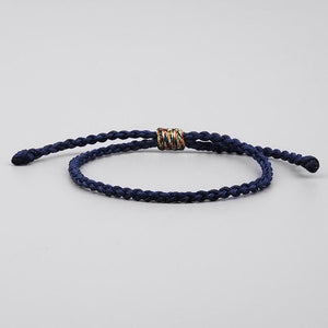 Handmade Lucky Knot Bracelets Love and Friendship Modeschmuck Store Dark blue 