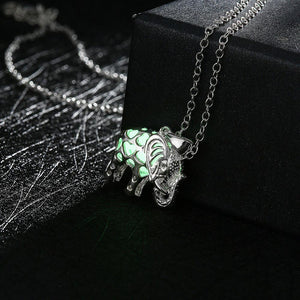 Glow Elephant Necklace Necklace New Seasons Milky Way Jewelry Green 
