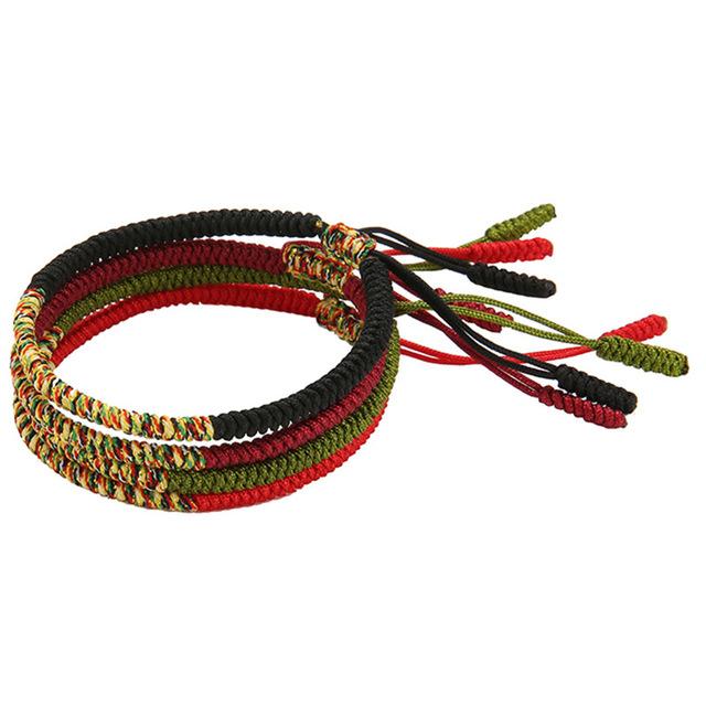 Handmade Tibetan Lucky Knots Bracelets Aura Set Modeschmuck Store Full Set