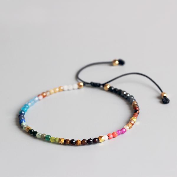 12 Constellation Lucky Stone Slim Bracelet Strand Bracelets Eastisan Store 