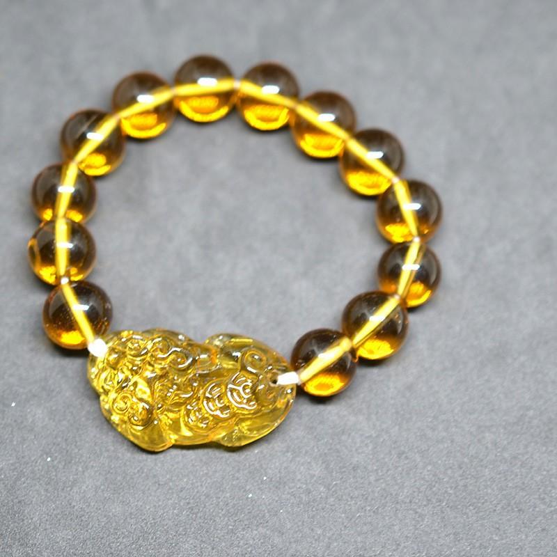 Citrine Pi Yao Wealth Bracelet shizeng xiang's store 
