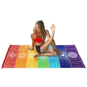 Colorful Rainbow Chakra Tapestry Home Alivipseller 