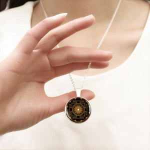 Sri Yantra Focus and Meditation Pendant Pendant Necklaces DreamFire Store 