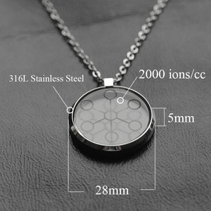 Stainless Steel Negative Ion Pendant Necklace Pendant Necklaces Hottime Official Store 