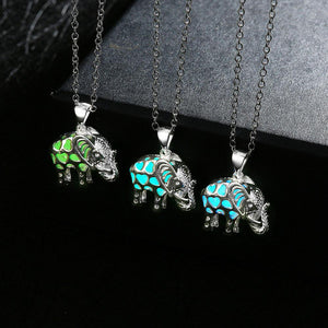 Glow Elephant Necklace Necklace New Seasons Milky Way Jewelry 