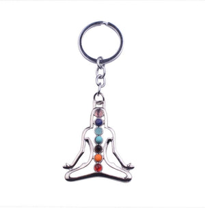 7 Chakra Meditation Keychain Key Chains joyagift Store 