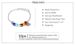 7 Chakra Lottus Charm Anklet Anklets Must to do our best-Cheap Wholesale Store 