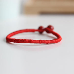 2PCs Lucky Knots Red Ceramic Bead Bracelets Charm Bracelets Rita's Trendy Handiwork Store 