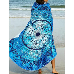 Turquoise Blue Mandala Blanket Scarves Shop1802283 Store 