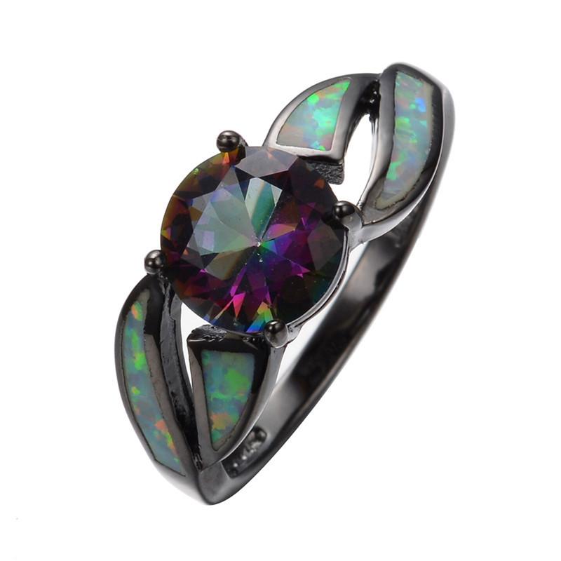Fire Opal Ring Rings Smile^-^Shopping 4 