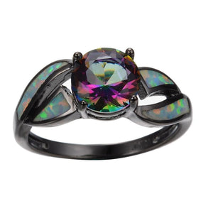 Fire Opal Ring Rings Smile^-^Shopping 