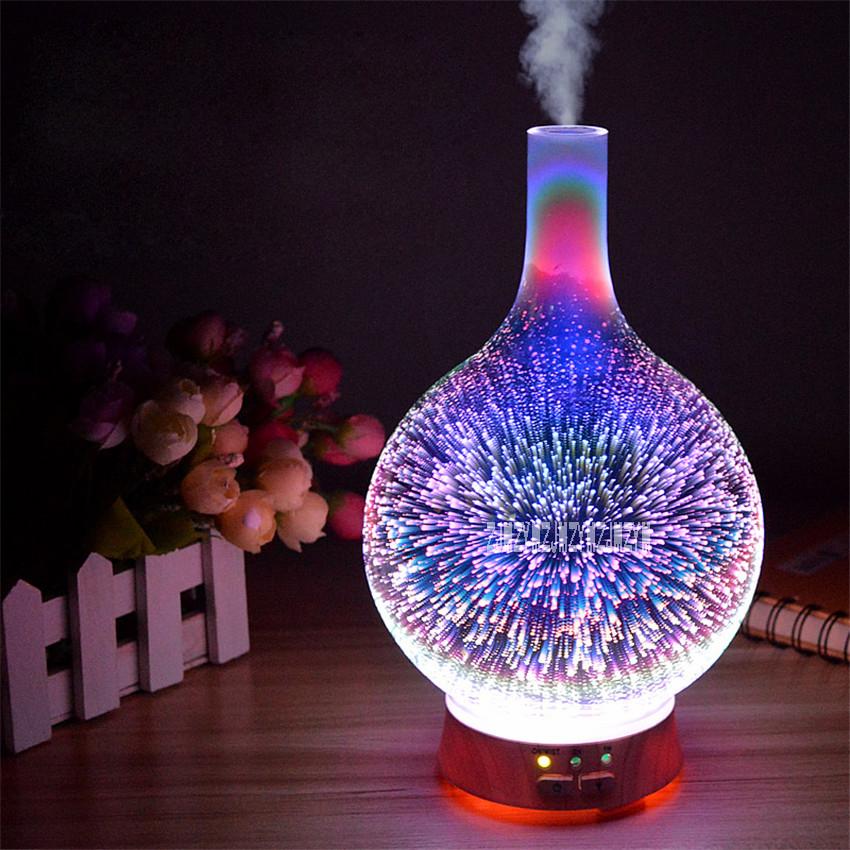 Vase Aromatherapy 3D Light Essential oil Diffuser and Humidifier Incense & Incense Burners Shop3213130 Store 