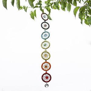 7 Chakra Dream Catcher Wind Chimes & Hanging Decorations H&D Crystal 1 